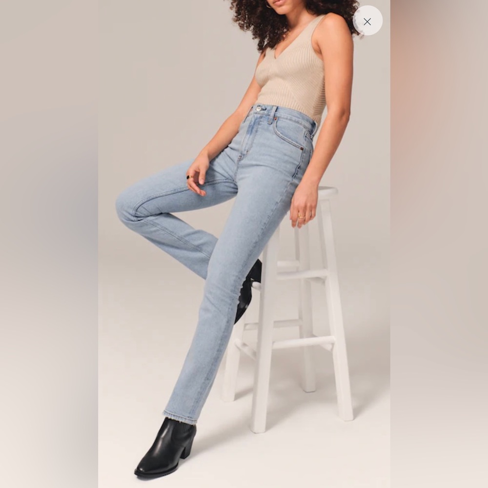 Abercrombie and Fitch 90s Slim Straight jeans